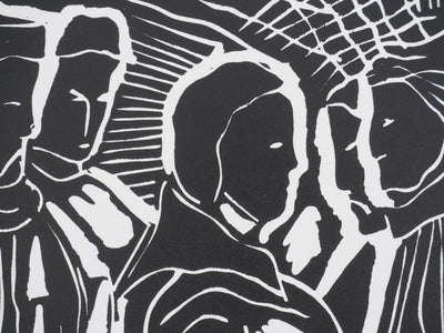 Claude RAIMBOURG : Hommage à Giotto, Gravure originale signée