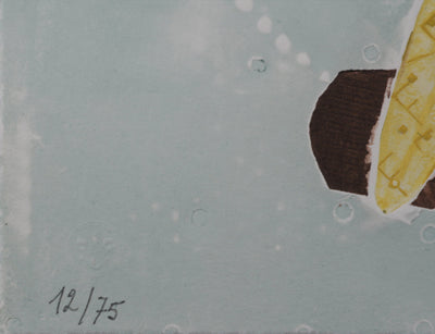 Paolo BONI : Figure mécanique, Gravure originale signée