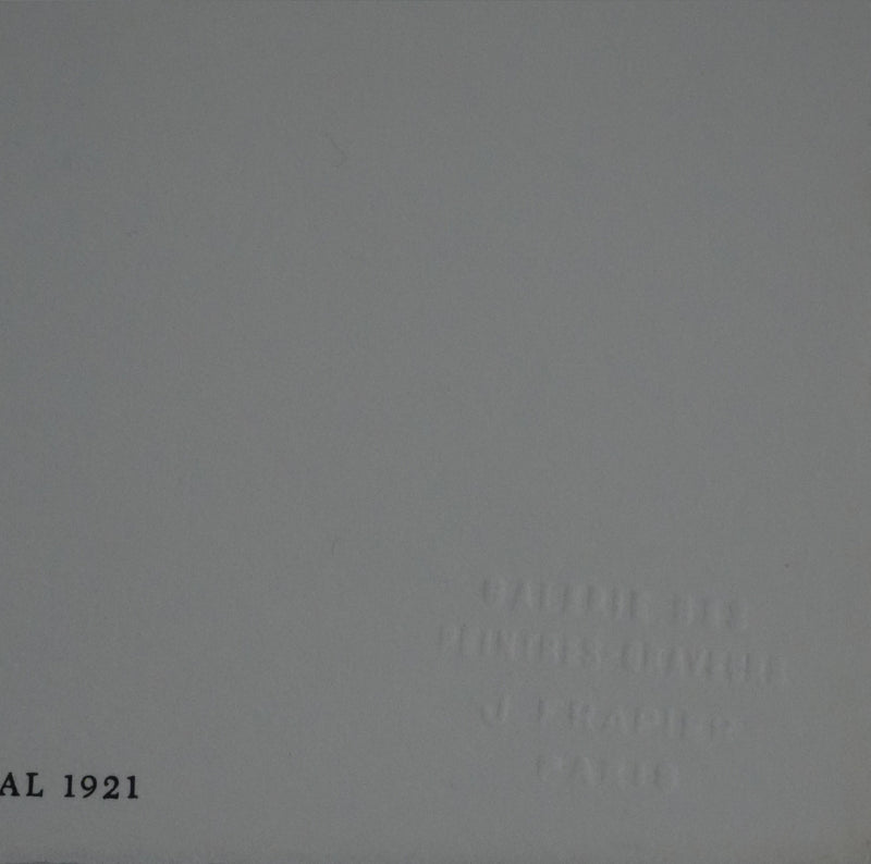 Marcel GROMAIRE : Le marin à la pipe, Gravure originale signée