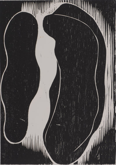 Claude BOGRATCHEW : Contraste abstrait, Gravure originale signée
