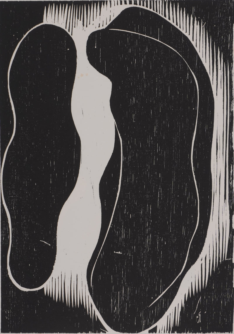 Claude BOGRATCHEW : Contraste abstrait, Gravure originale signée