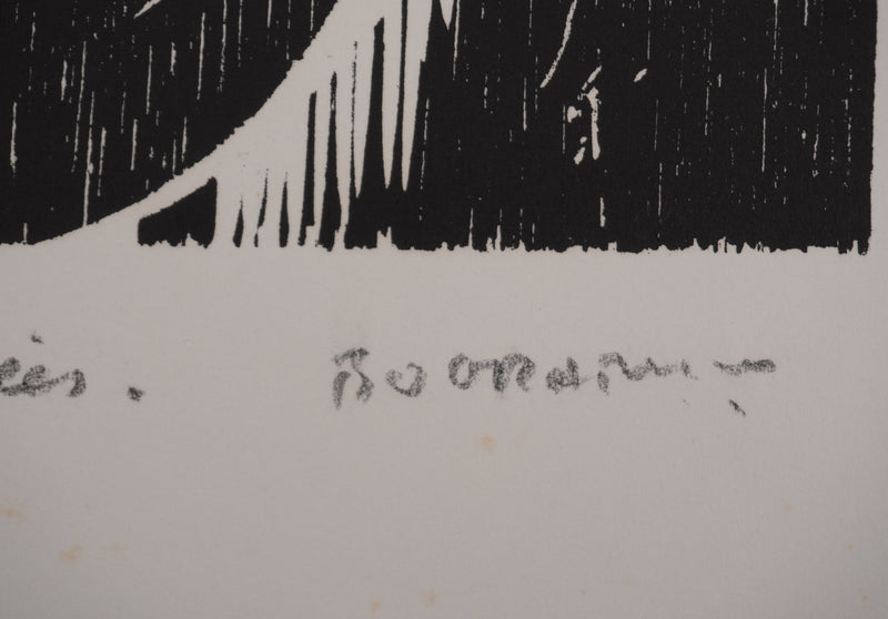 Claude BOGRATCHEW : Contraste abstrait, Gravure originale signée