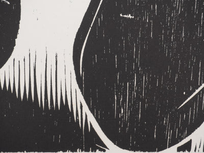 Claude BOGRATCHEW : Contraste abstrait, Gravure originale signée