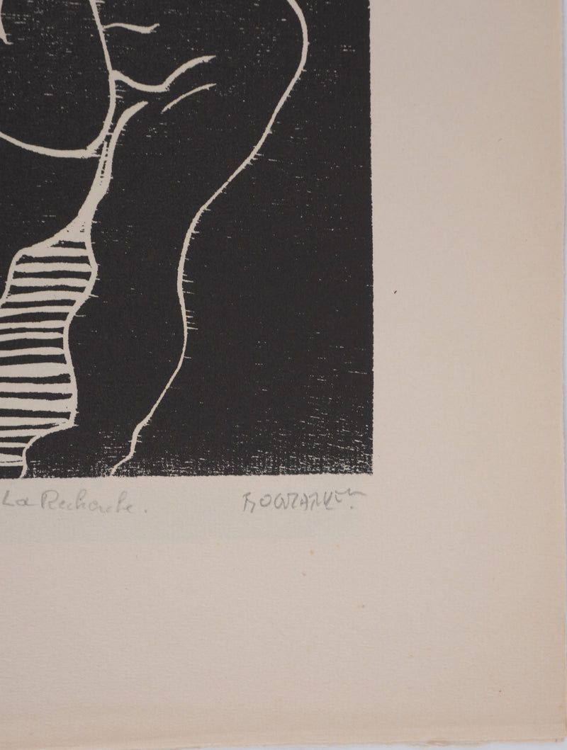 Claude BOGRATCHEW : La recherche, Gravure originale signée