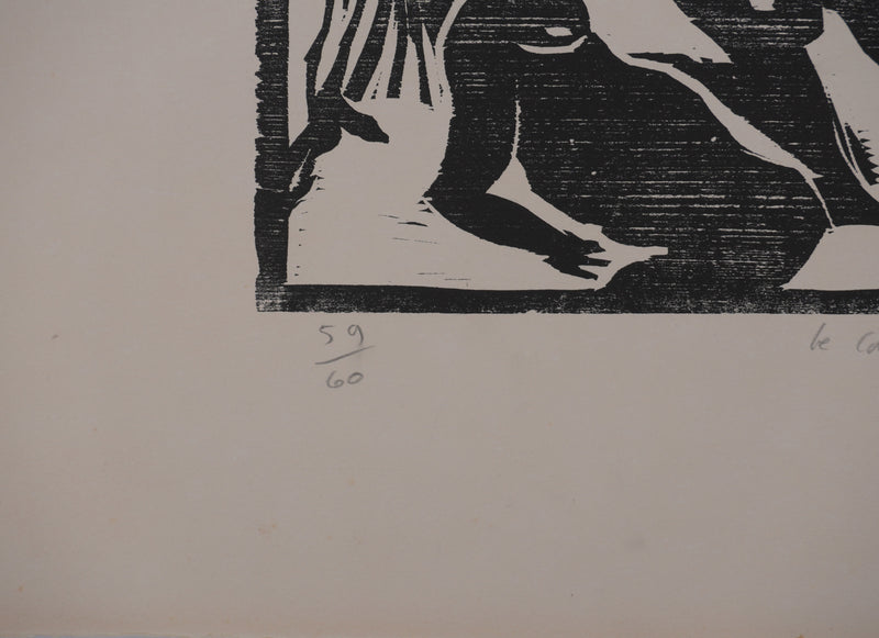 Claude BOGRATCHEW : Le bal, Gravure originale signée