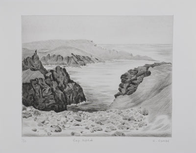 Camille COMBE : Cap Nord, Gravure originale signée