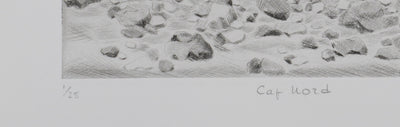 Camille COMBE : Cap Nord, Gravure originale signée