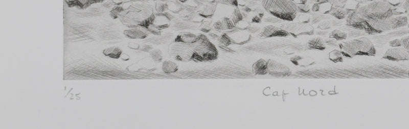 Camille COMBE : Cap Nord, Gravure originale signée