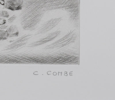 Camille COMBE : Cap Nord, Gravure originale signée