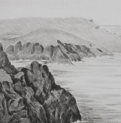 Camille COMBE : Cap Nord, Gravure originale signée