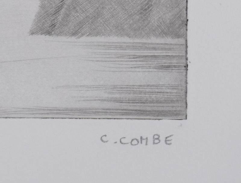 Camille COMBE : Le dédale des fjords, Gravure originale signée