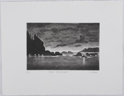 Camille COMBE : Saga scandinave, Gravure originale signée