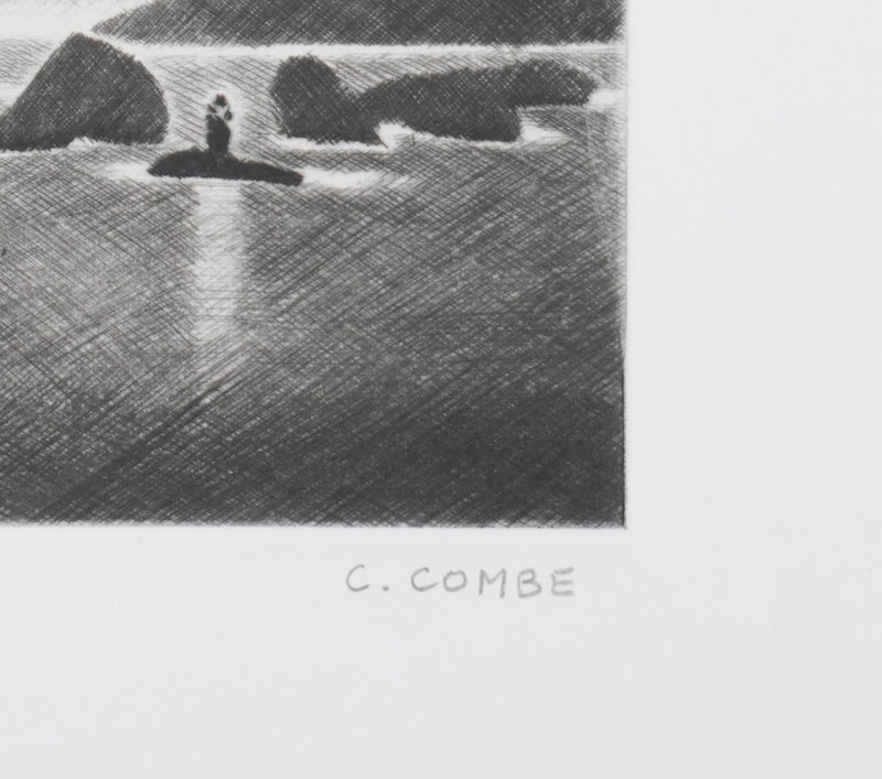 Camille COMBE : Saga scandinave, Gravure originale signée