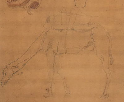 Eugène DELACROIX (d'après) : Dromadaire, Lithographie signée