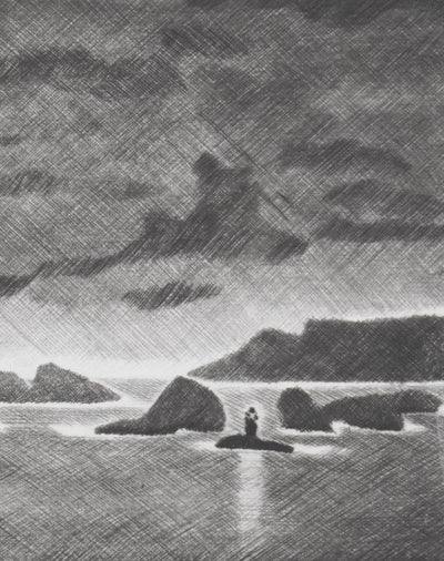 Camille COMBE : Saga scandinave, Gravure originale signée