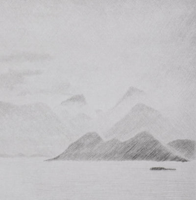Camille COMBE : Au royaume des vikings, Gravure originale signée