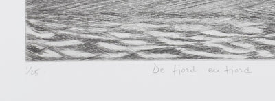 Camille COMBE : De fjord en fjord, Gravure originale signée