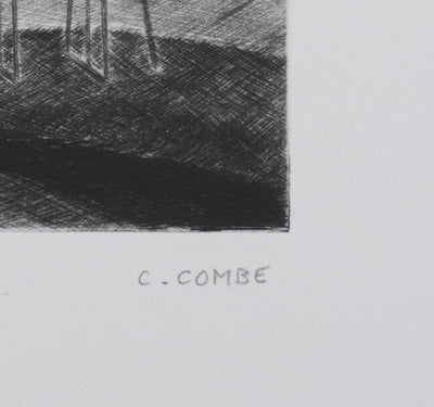 Camille COMBE : La dernière cloche du Grand Nord, Gravure originale signée