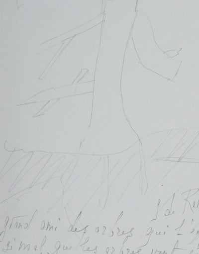 Autographe original de DE RENTY (photo de détail 3) - Crédit photo : Galerie Art.Paris