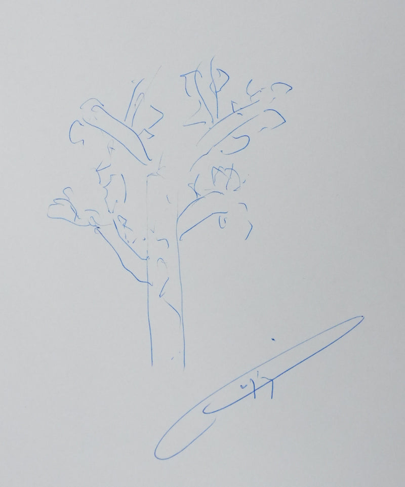 Autographe original de DE GENTILE (vue générale) - Crédit photo : Galerie Art.Paris