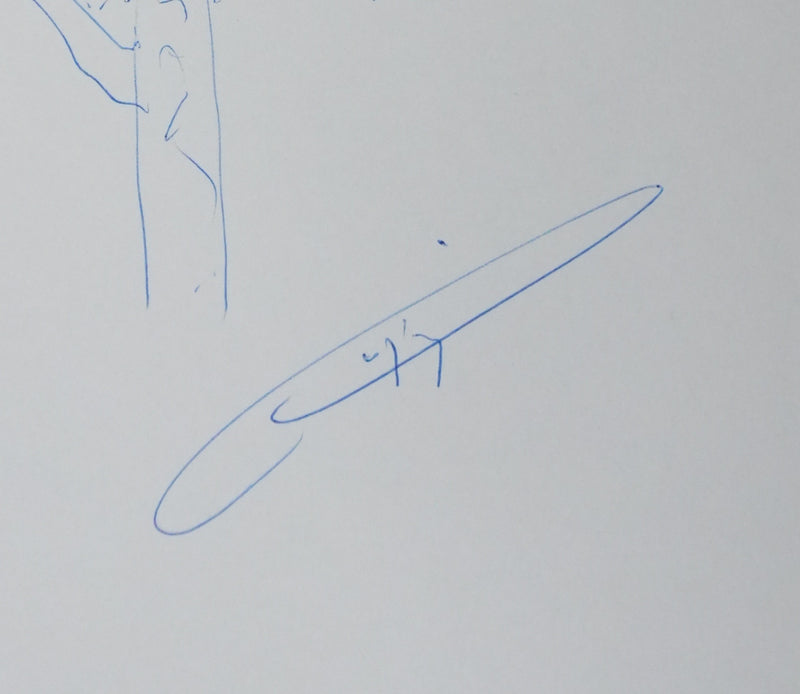 Autographe original de DE GENTILE (photo de détail 2) - Crédit photo : Galerie Art.Paris