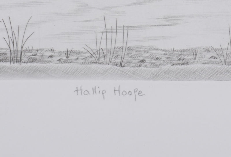 Camille COMBE : Hallig Hooge, Gravure originale signée