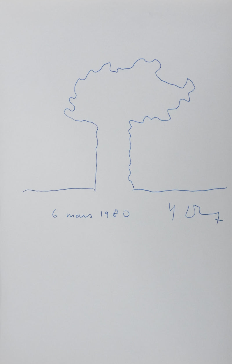 Autographe original de Yves LEDURE (vue générale) - Crédit photo : Galerie Art.Paris