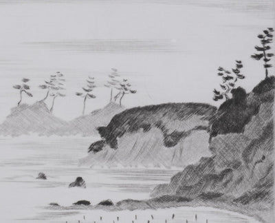 Camille COMBE : Lumière d'Orient, Gravure originale signée