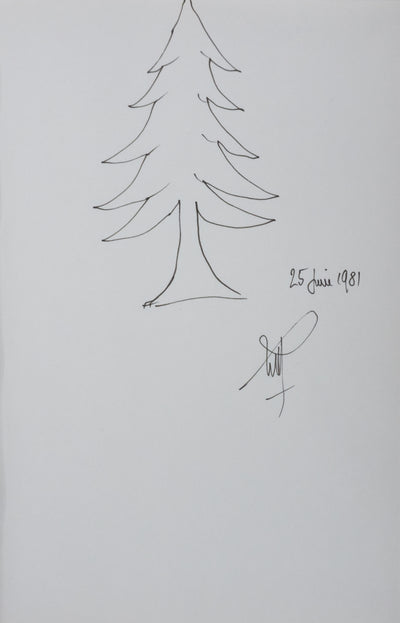 Autographe original de Roger RUILLIER (vue générale) - Crédit photo : Galerie Art.Paris