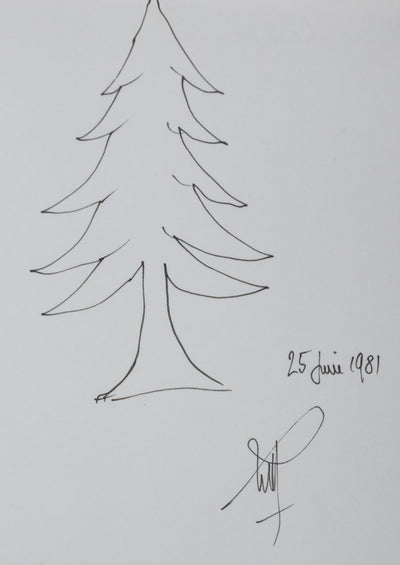 Autographe original de Roger RUILLIER (photo de détail 2) - Crédit photo : Galerie Art.Paris