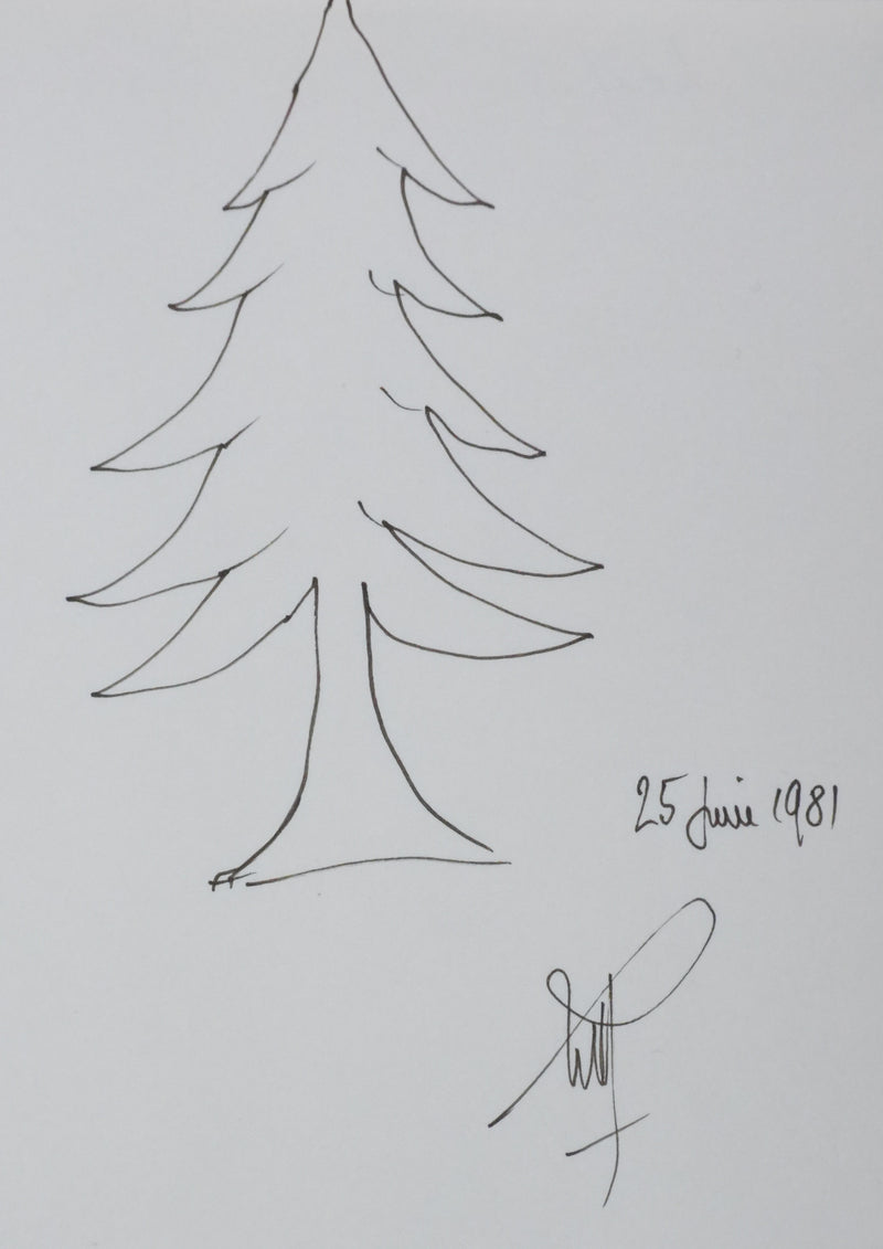 Autographe original de Roger RUILLIER (photo de détail 2) - Crédit photo : Galerie Art.Paris