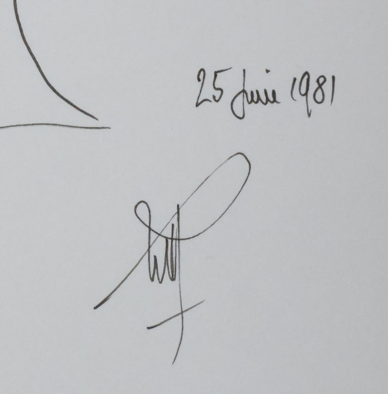 Autographe original de Roger RUILLIER (photo de détail 3) - Crédit photo : Galerie Art.Paris