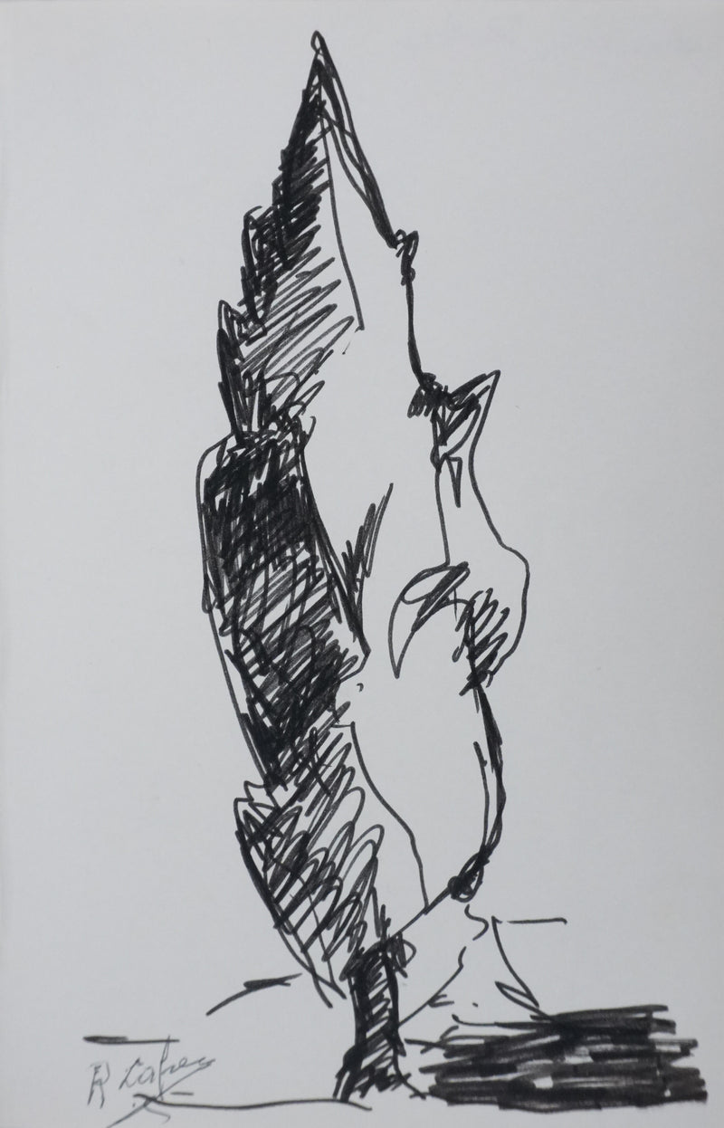 Autographe original de Robert LAFFONT (vue générale) - Crédit photo : Galerie Art.Paris