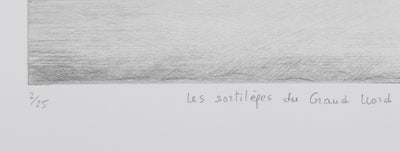 Camille COMBE : Les sortilèges du Grand Nord, Gravure originale signée