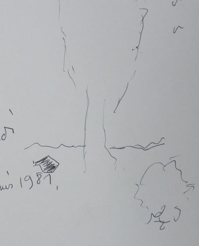 Autographe original de Angelo RINALDI (photo de détail 4) - Crédit photo : Galerie Art.Paris