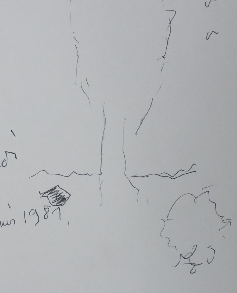 Autographe original de Angelo RINALDI (photo de détail 4) - Crédit photo : Galerie Art.Paris