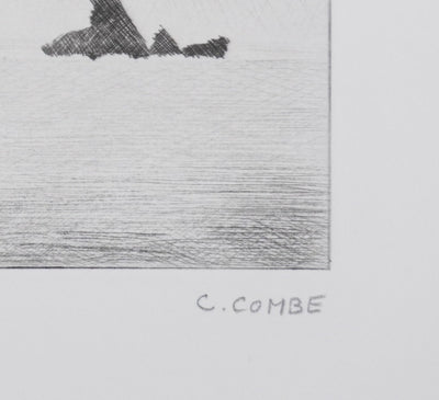 Camille COMBE : Les sortilèges du Grand Nord, Gravure originale signée