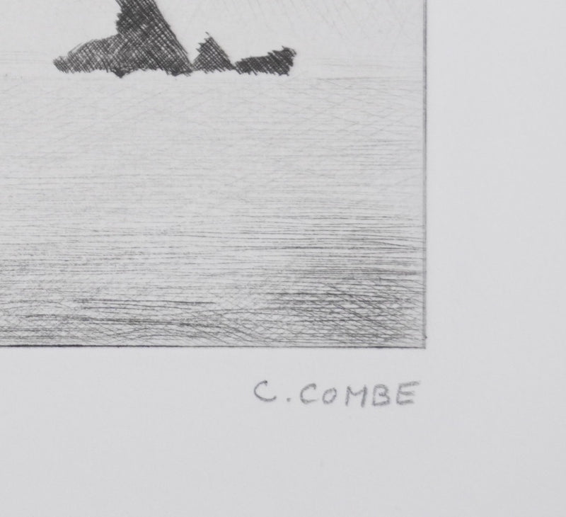 Camille COMBE : Les sortilèges du Grand Nord, Gravure originale signée