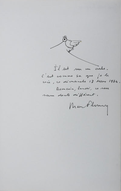 Autographe original de Bertrand FLORNY (photo de détail 2) - Crédit photo : Galerie Art.Paris