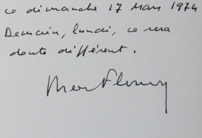 Autographe original de Bertrand FLORNY (photo de détail 4) - Crédit photo : Galerie Art.Paris