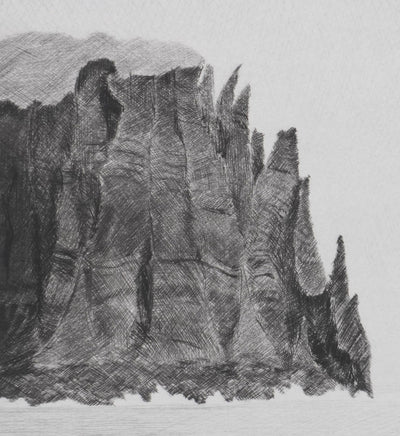 Camille COMBE : Les sortilèges du Grand Nord, Gravure originale signée