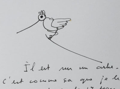 Autographe original de Bertrand FLORNY (photo de détail 3) - Crédit photo : Galerie Art.Paris