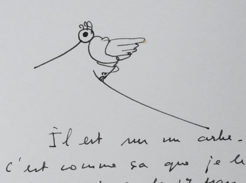 Autographe original de Bertrand FLORNY (photo de détail 3) - Crédit photo : Galerie Art.Paris