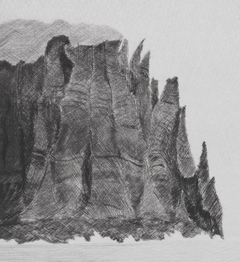 Camille COMBE : Les sortilèges du Grand Nord, Gravure originale signée
