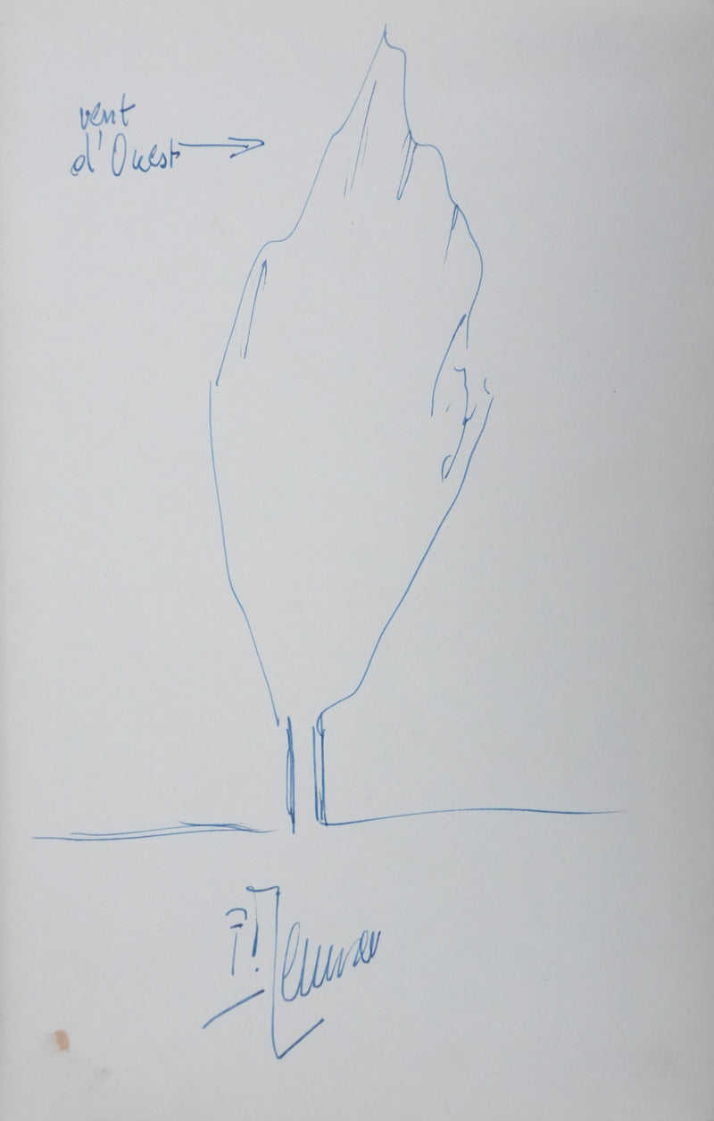 Autographe original de Pierre MESSMER (vue générale) - Crédit photo : Galerie Art.Paris