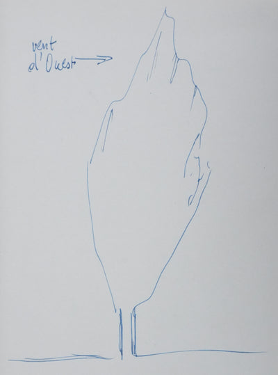 Autographe original de Pierre MESSMER (photo de détail 3) - Crédit photo : Galerie Art.Paris