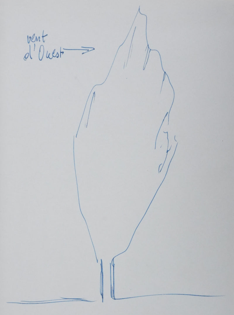 Autographe original de Pierre MESSMER (photo de détail 3) - Crédit photo : Galerie Art.Paris