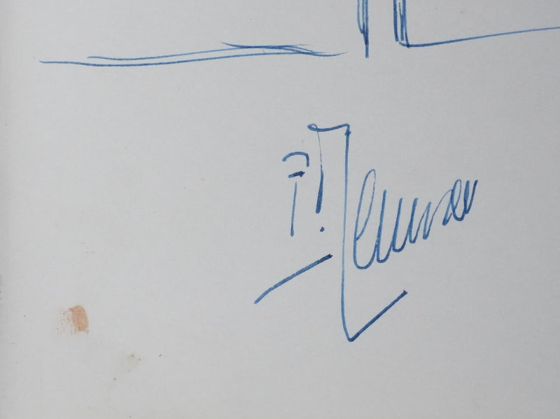 Autographe original de Pierre MESSMER (photo de détail 2) - Crédit photo : Galerie Art.Paris