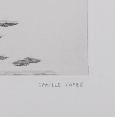Camille COMBE : 81° Nord, Gravure originale signée