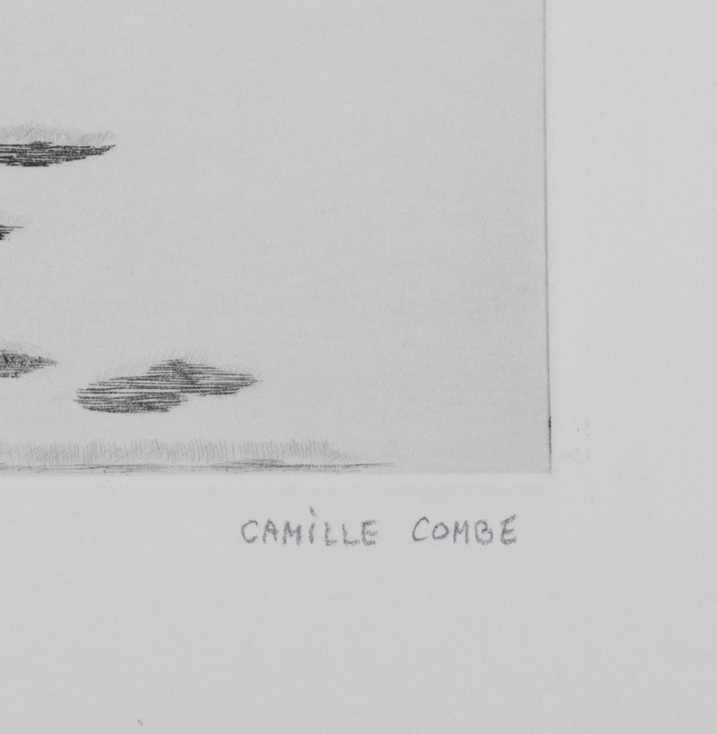 Camille COMBE : 81° Nord, Gravure originale signée